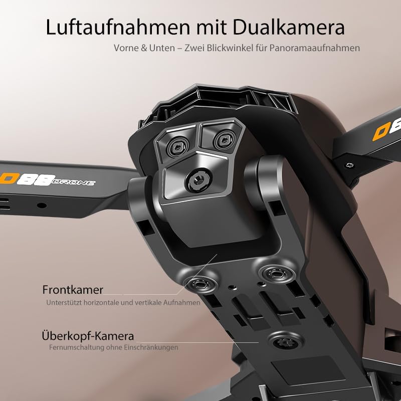 JICICUXI 4K kamera drón 103g összecsukható 2 akkumulátor 360° flip kezdőknek