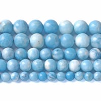 Jiejinyu Prírodný modrý larimar, minerálne krištáľové korálky na výrobu šperkov a DIY náramkov – 8 mm, 45 ks 1