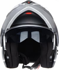 JIEKAI ECE motoros bukósisak flip-up XXL ezüst 6