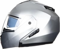 JIEKAI ECE motoros bukósisak flip-up XXL ezüst 3