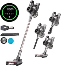 JIGOO C300 akkumulátoros porszívó 400W, 30 kPa, LED kijelzővel, HEPA szűrő 1