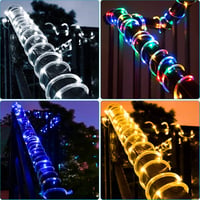 JIMACRO 22m Napelemes LED Kültéri Fényfüzér 200 LED IP65 Vízálló 9
