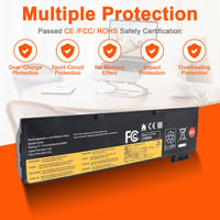 JIMACRO csere laptop akkumulátor Lenovo ThinkPad 10.8V 4400mAh 48Wh kompatibilis T440 T440S X240 X240s T450S L450 L460 T550 X260 T470P X270 4