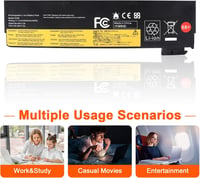 JIMACRO csere laptop akkumulátor Lenovo ThinkPad 10.8V 4400mAh 48Wh kompatibilis T440 T440S X240 X240s T450S L450 L460 T550 X260 T470P X270 6