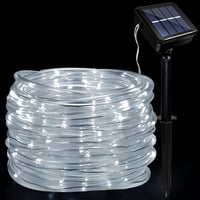JIMACRO Napelemes LED Kültéri Fényfüzér 12m 100 LED IP65 Vízálló 1