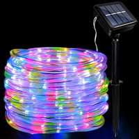 JIMACRO Napelemes LED Kültéri Fényfüzér 12m 100 LED IP65 Vízálló 1