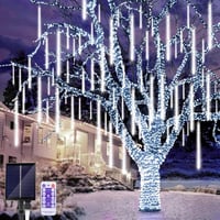 JIMACRO Napelemes Meteor Csőfények 30cm 10LED Kültéri Vízálló 1