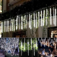 JIMACRO Napelemes Meteor Csőfények 30cm 10LED Kültéri Vízálló 3