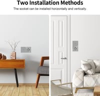 JIMEIDA szürke üveg érintéses fali kapcsoló Schuko aljzattal, LED jelzőfénnyel - 1-Fach, Touch Lichtschalter& Steckdose, gray 3