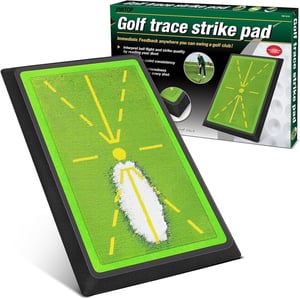 JIMITOP prostirka za vježbanje golf zamaha za unutarnju upotrebu – zelena – 12×17 inča