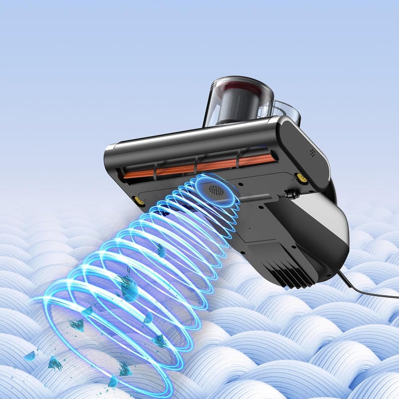 Jimmy BX6 Pro Matrac Porszívó UV-C Fénnyel és Ultrahangos Sterilizálással, Atkák Ellen, LED Kijelző, Allergikusoknak