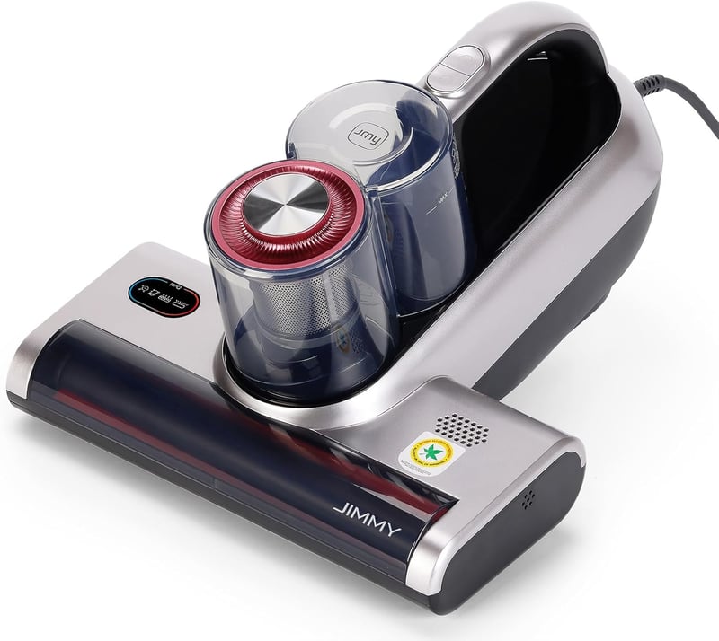 Jimmy BX6 Pro Matrac Porszívó UV-C Fénnyel és Ultrahangos Sterilizálással, Atkák Ellen, LED Kijelző, Allergikusoknak