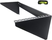 JINGCHENGMEI 19" Acél Rack Konzol Fali Tartó 56kg Terhelhetőség 4U 1