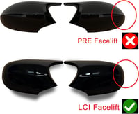 Jinpengyong BMW tükörkupak pár E81 E87 E90 E91 E92 E93 fényes fekete 4