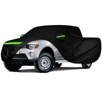 JinsenTGG Plachta na auto Mitsubishi L200 (2014-2024) - Vodoodolný celotelový ochranný obal na auto so zipsom a popruhmi na upevnenie proti vetru 1