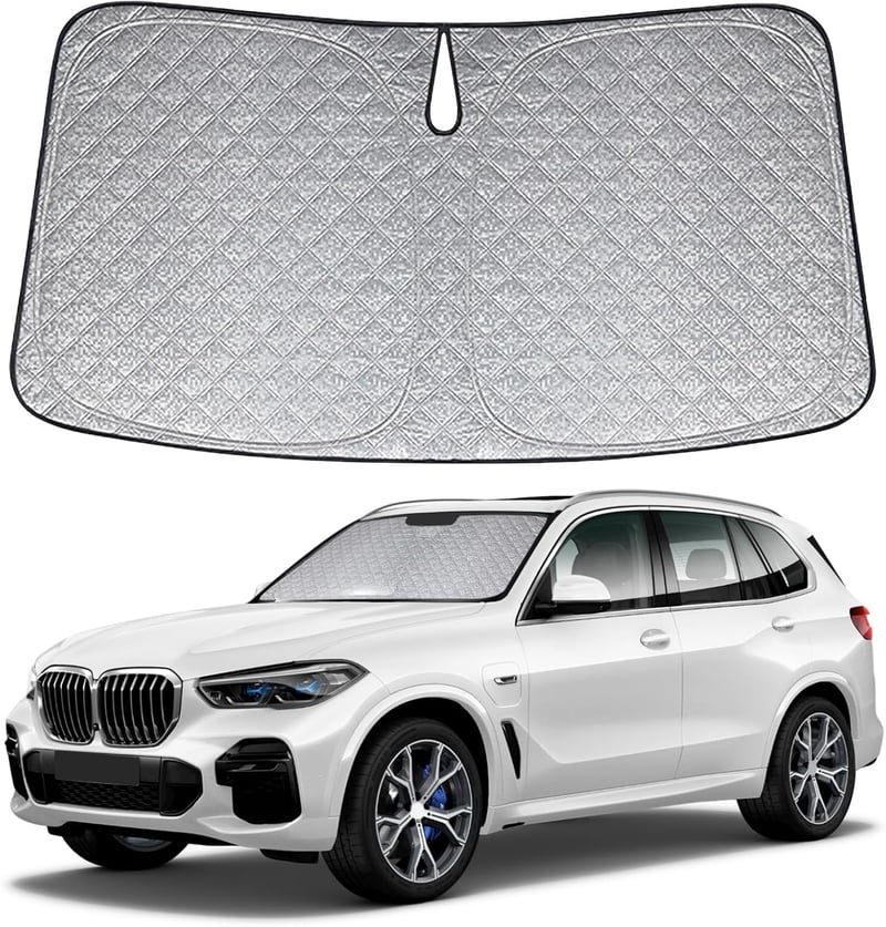 JinsenTGG BMW X3 2017-2023 napellenző szélvédő UV védelem összecsukható