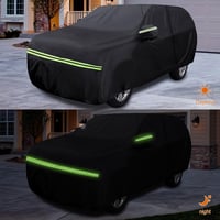 JinsenTGG Citroen Berlingo 2018-2024 LWB vízálló autótakaró teljes garázsponyvával légáteresztő fényvisszaverő csíkok 187x75.6x73 cm 7