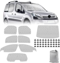 JinsenTGG Citroen Berlingo napellenző szett 2008-2018, 8 részes hővédelem tárolóval 1