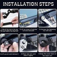 JinsenTGG Hyundai Tucson 2007-2012 hátsó ablaktörlő kar szett 5
