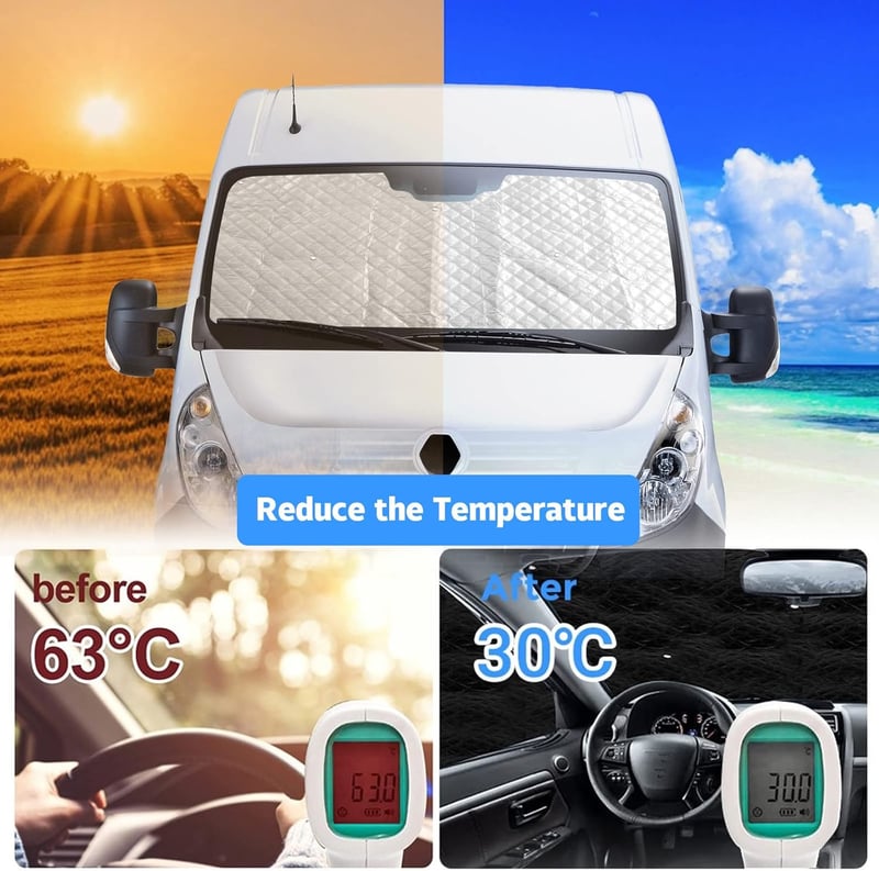JinsenTGG Renault Master Opel Movano Nissan NV400 napellenző szett