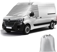 JinsenTGG Szélvédő Takaró Renault Master Opel Movano Nissan NV400 Nap Hó Jég Védelem - silver 1
