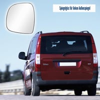 JinsenTGG Sklo spätného zrkadla pre Mercedes-Benz Vito W639 2003-2010, ľavá strana, asférické nastaviteľné vonkajšie zrkadlo, náhradné sklo spätného zrkadla 2