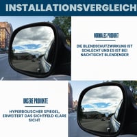 JinsenTGG Sklo spätného zrkadla pre Mercedes-Benz Vito W639 2003-2010, ľavá strana, asférické nastaviteľné vonkajšie zrkadlo, náhradné sklo spätného zrkadla 3