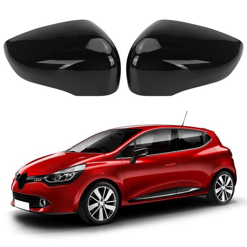 Kryty spätných zrkadiel JinsenTGG pre Renault Clio 4 / Captur / Zoe – čierne – ľavý + pravý