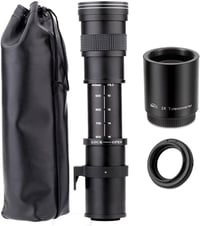 JINTU 420-1600mm Teleobjektív Canon EF Bajonett Manuális Zoom Objektív 1