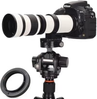 JINTU 420-800mm F8.3 Teleobjektív Canon EOS Rebel T8i T7i T6i T3i 1200D 750D 600D 7
