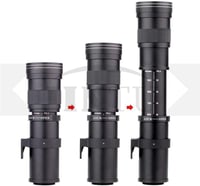 JINTU 420-800mm Teleobjektív Canon EOS EF DSLR Fényképezőgéphez 6