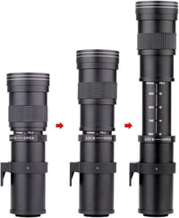 JINTU 420-800mm Teleobjektív Sony E-hez, Manuális Zoom Objektív Sony A7C A6700 A6600 A6400 6