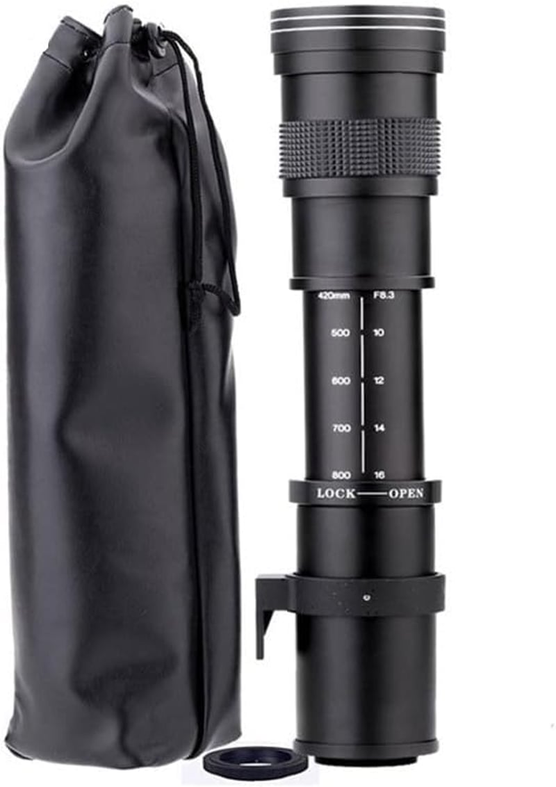 JINTU 420-800mm Teleobjektív Sony E-hez, Manuális Zoom Objektív Sony A7C A6700 A6600 A6400