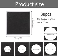 JINXIAN 30 db érmetartó kapszula 5 méret 20-40mm érme gyűjtőknek 2