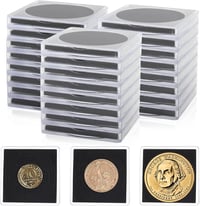 JINXIAN 30 db érmetartó kapszula 5 méret 20-40mm érme gyűjtőknek 1