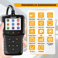 Diagnostický nástroj jinzhoutek OBD2, adaptér do auta EOBD, čítačka chybových kódov motora s kompletnými funkciami OBDII pre BMW, VW, Mercedes, Audi a všetky vozidlá s OBDII v maďarskom jazyku 2