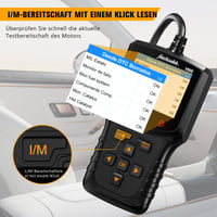 Diagnostický nástroj jinzhoutek OBD2, adaptér do auta EOBD, čítačka chybových kódov motora s kompletnými funkciami OBDII pre BMW, VW, Mercedes, Audi a všetky vozidlá s OBDII v maďarskom jazyku 5