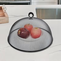 JISADER rozsdamentes acél ételtakaró 28 cm, kerek legycsapda, konyha és piknik 7