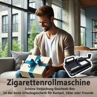 JIUJITSAW Cigaretta Tömörítő Gép 8mm Dohányzáshoz Fekete Kiegészítőkkel 3