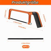 Mini Ferăstrău Manual de Metal Jiujuda9 cu 30 de Lame Schimbabile – Ferăstrău pentru Metal de Dimensiuni Mici 2