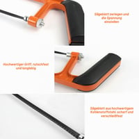 Mini Ferăstrău Manual de Metal Jiujuda9 cu 30 de Lame Schimbabile – Ferăstrău pentru Metal de Dimensiuni Mici 3