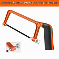 Mini Ferăstrău Manual de Metal Jiujuda9 cu 30 de Lame Schimbabile – Ferăstrău pentru Metal de Dimensiuni Mici 4