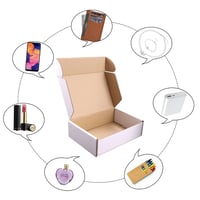 Biela baliaca škatuľa JIUZHOUXIN s uzatváracou etiketou, kartón na e-commerce prepravu, 9x6x4 palcov, 10 ks 4