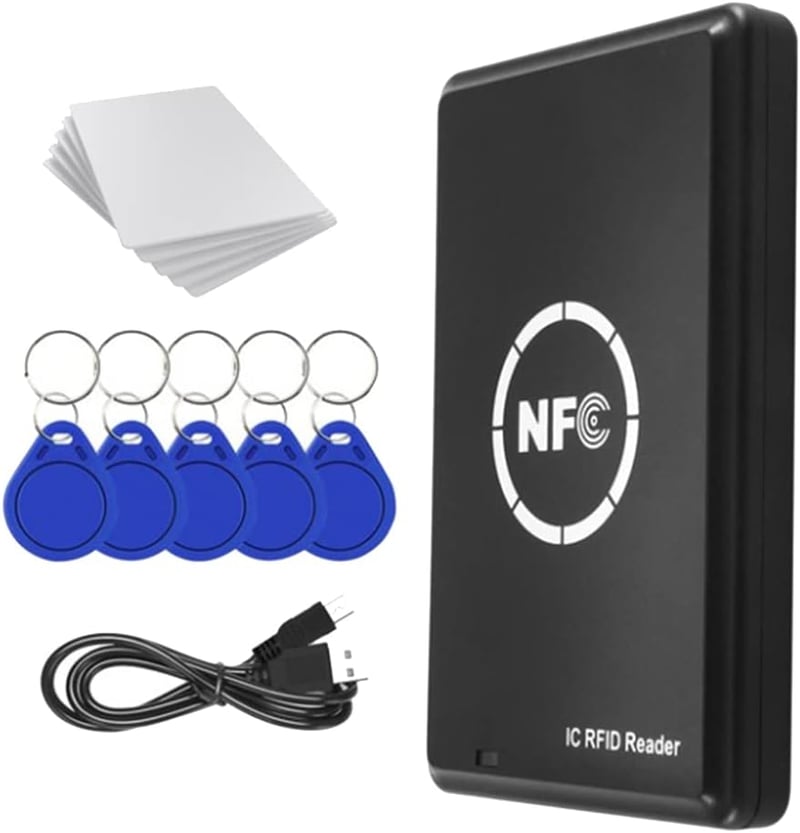 JIVIMOCO RFID NFC Másoló Duplikátor 13,56 MHz USB Kártyaolvasó Programozó