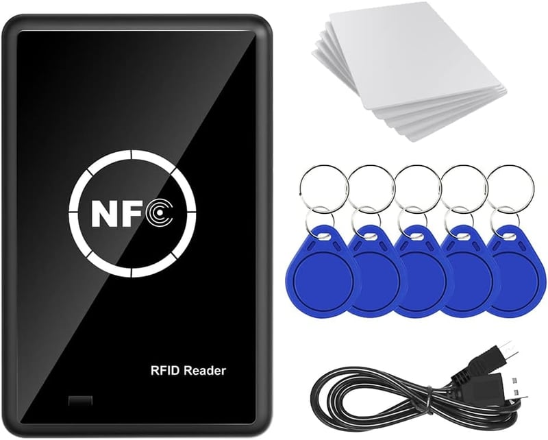 JIVIMOCO RFID NFC Másoló Duplikátor 13,56 MHz USB Kártyaolvasó Programozó