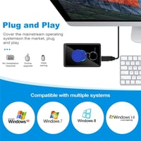 JIVIMOCO RFID NFC Másoló Duplikátor 13,56 MHz USB Kártyaolvasó Programozó 7