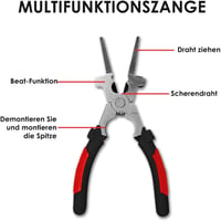 JJ PRIME Multifunction Hegesztő Fogó Acél Vezeték Csipesz Szigetelt Fogantyú 4