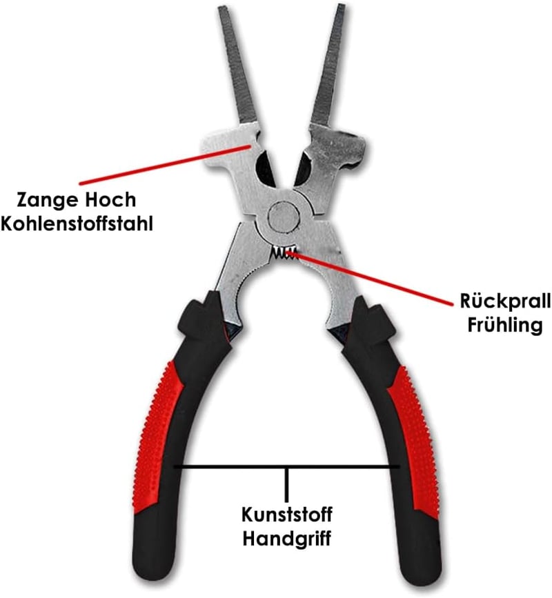 JJ PRIME Multifunction Hegesztő Fogó Acél Vezeték Csipesz Szigetelt Fogantyú