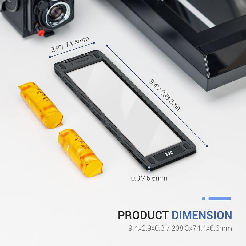 JJC 120 Film Negatív Tartó Síkágyas Szkennerhez Közép Formátum Scanning