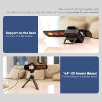 JJC ES-2 Filmszkennelő Adapter 35mm Negatívhoz USB LED Megvilágítással 7